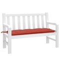 vidaXL, vidaXL Gartenbank-Auflage Melange Rot 120x50x7 cm Stoff