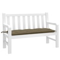vidaXL, vidaXL Gartenbank-Auflage Melange Taupe 120x50x7 cm Stoff