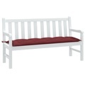 vidaXL, vidaXL Gartenbank-Auflage Melange Weinrot 150x50x7 cm Stoff