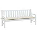 vidaXL, vidaXL Gartenbank-Auflage Melange Creme 180x50x7 cm Stoff