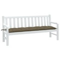 vidaXL, vidaXL Gartenbank-Auflage Melange Taupe 180x50x7 cm Stoff