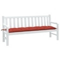 vidaXL, vidaXL Gartenbank-Auflage Melange Rot 180x50x7 cm Stoff