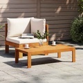 vidaXL, vidaXL 2-tlg. Garten-Sofa-Set mit Kissen Massivholz Akazie