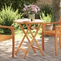 vidaXL, vidaXL Gartentisch Klappbar Ø70x75 cm Massivholz Akazie