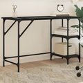 vidaXL, vidaXL Schreibtisch Schwarz 120x50x75 cm Metall und Holzwerkstoff