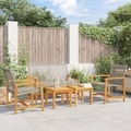 vidaXL, vidaXL 5-tlg. Garten-Lounge-Set Grau Poly Rattan und Akazienholz