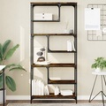 vidaXL, vidaXL Bücherregal Räuchereiche 81x36x176 cm Holzwerkstoff