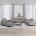 vidaXL, vidaXL 4-tlg. Sofagarnitur Taupe Stoff
