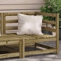 vidaXL, vidaXL Garten-Ecksofa 70x70x67 cm Kiefernholz Imprägniert