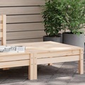 vidaXL, vidaXL Gartenhocker Massivholz Kiefer