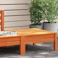vidaXL, vidaXL Gartenhocker Wachsbraun Massivholz Kiefer