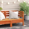 vidaXL, vidaXL Garten-Ecksofa Wachsbraun Massivholz Kiefer