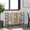 vidaXL, vidaXL Sideboard Sonoma-Eiche 102x32x73,5 cm Holzwerkstoff
