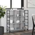 vidaXL, vidaXL Sideboard Grau Sonoma 102x32x103,5 cm Holzwerkstoff