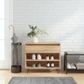 vidaXL, vidaXL Schuhregal Sonoma-Eiche 70x36x60 cm Holzwerkstoff