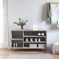 vidaXL, vidaXL Schuhregal Grau Sonoma 102x36x60 cm Holzwerkstoff