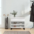 vidaXL, vidaXL Schuhregal Weiß 70x36x60 cm Holzwerkstoff