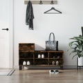 vidaXL, vidaXL Schuhregal Räuchereiche 102x36x60 cm Holzwerkstoff