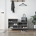 vidaXL, vidaXL Schuhregal Grau Sonoma 102x36x60 cm Holzwerkstoff