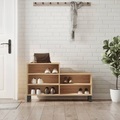 vidaXL, vidaXL Schuhregal Sonoma-Eiche 102x36x60 cm Holzwerkstoff