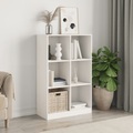 vidaXL, vidaXL Bücherregal Weiß 70x33x110 cm Massivholz Kiefer