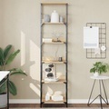 vidaXL, vidaXL Bücherregal Sonoma-Eiche 50x33x188,5 cm Holzwerkstoff