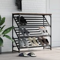 vidaXL, vidaXL Schuhregal Braun Eichen-Optik 90x30x85 cm Holzwerkstoff
