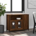vidaXL, vidaXL Sideboard Braun Eichen-Optik 100x35x75 cm Holzwerkstoff