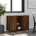 vidaXL, vidaXL Sideboard Braun Eichen-Optik 100x35x70 cm Holzwerkstoff