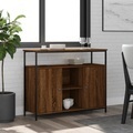 vidaXL, vidaXL Sideboard Braun Eichen-Optik 100x35x80 cm Holzwerkstoff