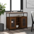 vidaXL, vidaXL Sideboard Braun Eichen-Optik 100x35x80 cm Holzwerkstoff