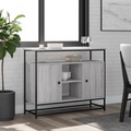 vidaXL, vidaXL Sideboard Grau Sonoma 100x35x80 cm Holzwerkstoff