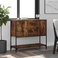 vidaXL, vidaXL Sideboard Räuchereiche 100x36x85 cm Holzwerkstoff