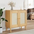 vidaXL, vidaXL Sideboard SENJA Rattan-Optik Braun 80x35x80 cm Kiefernholz