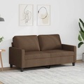 vidaXL, vidaXL 2-Sitzer-Sofa Braun 140 cm Stoff