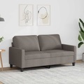 vidaXL, vidaXL 2-Sitzer-Sofa Taupe 140 cm Stoff