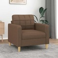 vidaXL, vidaXL Sofasessel Braun 60 cm Stoff