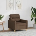vidaXL, vidaXL Sofasessel Braun 60 cm Stoff