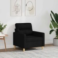vidaXL, vidaXL Sofasessel Schwarz 60 cm Stoff