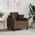 vidaXL, vidaXL Sessel Braun 60 cm Stoff