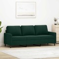 vidaXL, vidaXL 3-Sitzer-Sofa Dunkelgrün 180 cm Samt