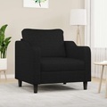 vidaXL, vidaXL Sessel Schwarz 60 cm Stoff