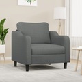 vidaXL, vidaXL Sessel Dunkelgrau 60 cm Stoff