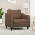 vidaXL, vidaXL Sessel Braun 60 cm Stoff