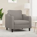 vidaXL, vidaXL Sessel Taupe 60 cm Stoff