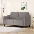 vidaXL, vidaXL 2-Sitzer-Sofa Taupe 140 cm Stoff