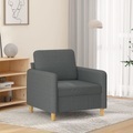vidaXL, vidaXL Sessel Dunkelgrau 60 cm Stoff