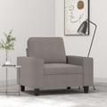 vidaXL, vidaXL Sessel Taupe 60 cm Stoff