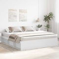 vidaXL, vidaXL Bettgestell Weiß 180x200 cm