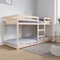 vidaXL, vidaXL Etagenbett ohne Matratze 90x200 cm Massivholz Kiefer